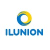 Logotipo corporativo de ILUNION sobre fondo blanco. El logo está compuesto por un símbolo circular en tonos azul y amarillo, acompañado del texto “ILUNION” en letras mayúsculas de color azul.